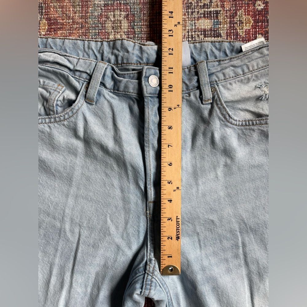 Women’s Primark Denim & Co size 10 high rise 90s boyfriend Distressed Jeans - Picture 3 of 12